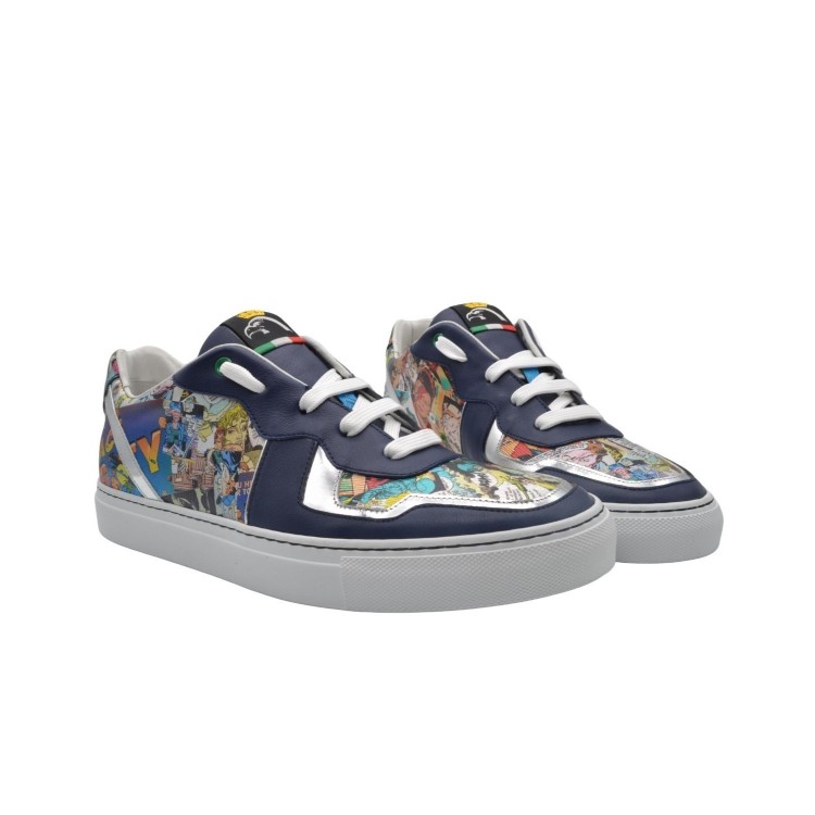 Sneakersy PS Lucca komiks Blu