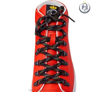 High-Top PS Artisan Sneakers in Lobster Leather with Black Details