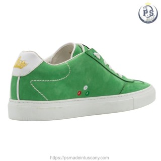 Handmade Green Nubuck PS Sneakers