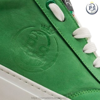 Handmade Green Nubuck PS Sneakers