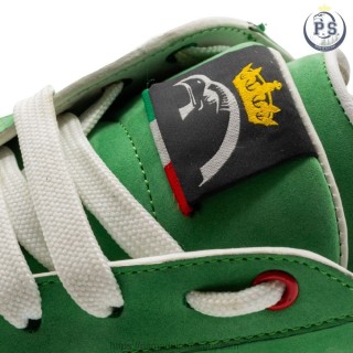 Handmade Green Nubuck PS Sneakers