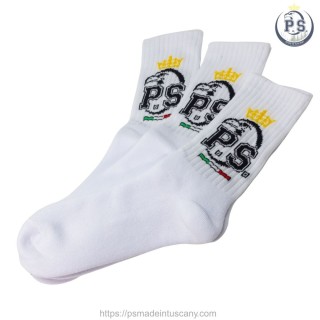 White PS socks in super soft cotton