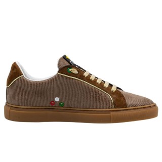 Silvia Sneakers: Tuscan luxury in elegant brown suede design