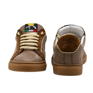 Silvia Sneakers: Tuscan luxury in elegant brown suede design