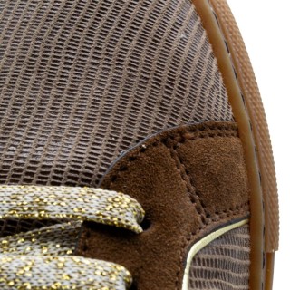 Silvia Sneakers: Tuscan luxury in elegant brown suede design