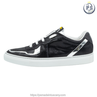 Lucca - Handcrafted Suede Sneakers | Silver Details & Comfort