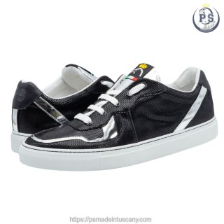 Lucca - Handcrafted Suede Sneakers | Silver Details & Comfort