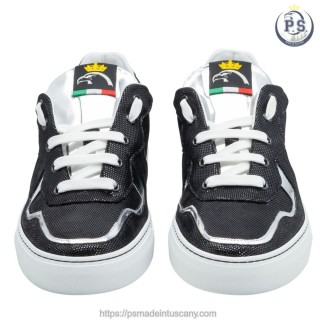 Lucca - Handcrafted Suede Sneakers | Silver Details & Comfort