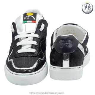 Lucca - Handcrafted Suede Sneakers | Silver Details & Comfort