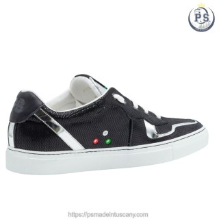 Lucca - Handcrafted Suede Sneakers | Silver Details & Comfort