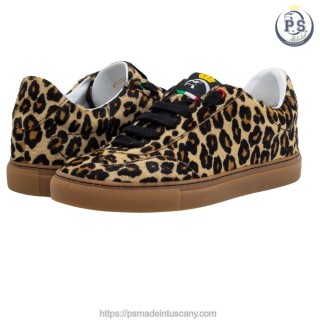 Sneakers Leopardate Donna PS Anna | Artigianato Toscano