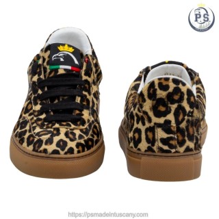 PS Anna Leopard Print Sneakers | Handmade Tuscan Shoes