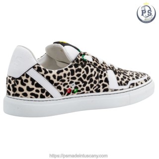 Sneakers PS Sara Artigianali Cavallino Leopardo