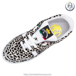 Sneakers PS Sara Artigianali Cavallino Leopardo