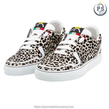 Sneakers PS Sara Artigianali Cavallino Leopardo