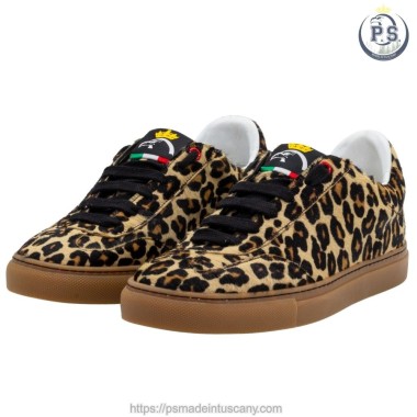 Sneakers Leopardate Donna PS Anna | Artigianato Toscano