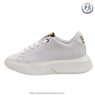 Women's White Nubuck Sneakers | Tuscan Handcrafted