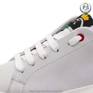 Women's White Nubuck Sneakers | Tuscan Handcrafted