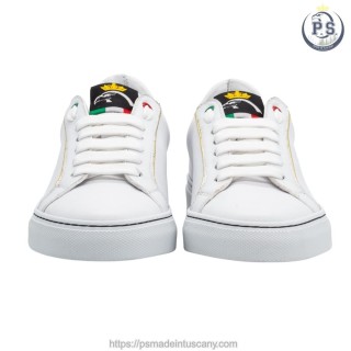 Sneakers Donna Bianche e Dorate | Artigianato Toscano