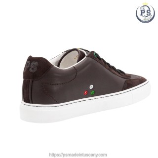 Męskie Brązowe Sneakersy Skórzane | Rzemiosło Włoch