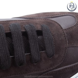 Męskie Brązowe Sneakersy Skórzane | Rzemiosło Włoch