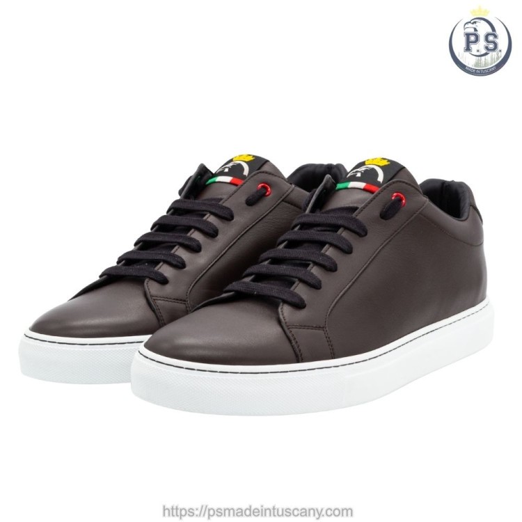 Sneakers Uomo in Vitello Testa di Moro | Made in Tuscany