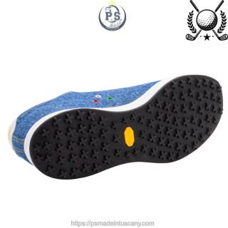 Sneakers Golf in Denim Jeans PS Siena | Suola Vibram®