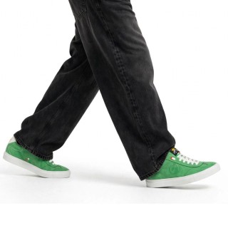 Handmade Green Nubuck PS Sneakers