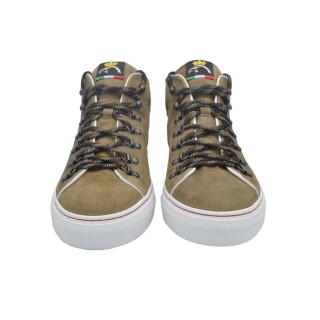 wysokie sneakersy PS ze skóry w kolorze tytoniu