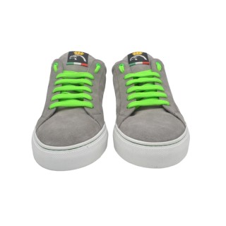 Męskie zamszowe Sneakersy PS w kolorze szarym