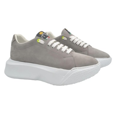 Handmade High Sneakers PS Danzica Gray