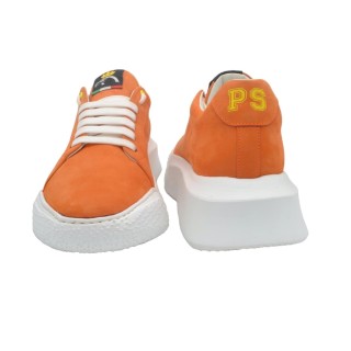 Handmade High Sneakers PS Danzica Orange