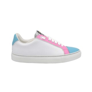 Handmade Sneakers PS Silvia Pink and light blue