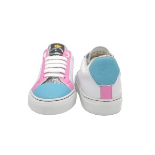 Handmade Sneakers PS Silvia Pink and light blue