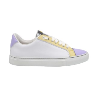 Handcrafted Sneakers PS Silvia Yellow and Purple