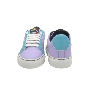 Handmade Sneakers PS Silvia Purple and light blue