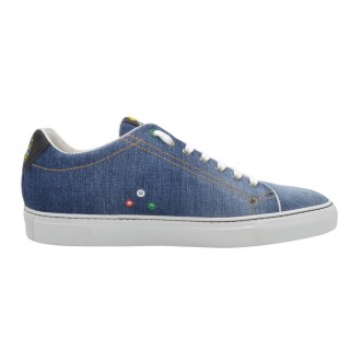 Sneakers PS da uomo Fatte a mano In Denim