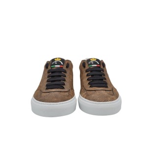 Men's Handmade PS Sneakers Vintage Brown Leather