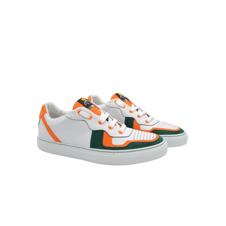 Sneakersy PS Lucca Zielony i pomarańczowy