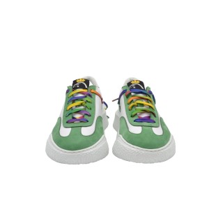 Women's Handcrafted PS Sneakers with Leather Platform