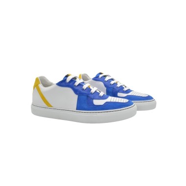 Sneakers PS Lucca Light blue and yellow