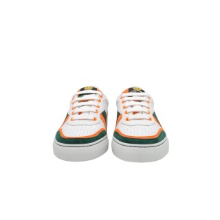 Women's handmade leather and chamois PS sneakers